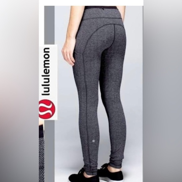 Lululemon Athletica Gray High-Waisted Leggings - Picture 1 of 11